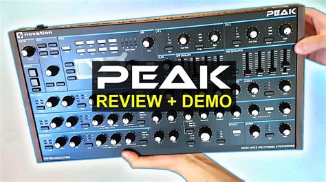 NOVATION PEAK - Review, Sounds & Synth Demo - YouTube