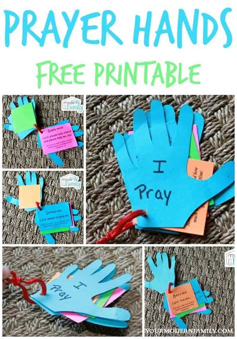 FREE Printable Prayer Hands - Homeschool Giveaways