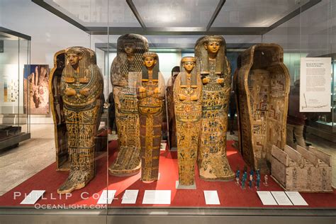 Egyptian mummies, British Museum, London, United Kingdom, #28307