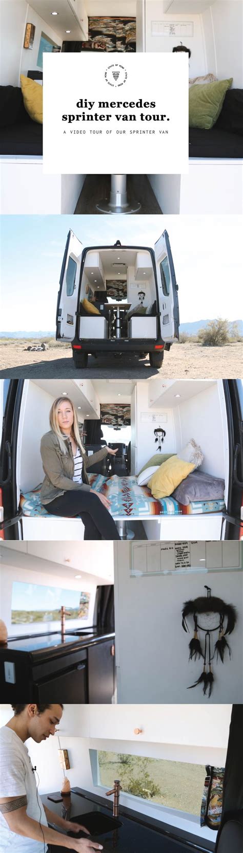 Van Life: Diy Mercedes Sprinter Van Conversion Tour. | Camper van conversion diy, Sprinter van ...