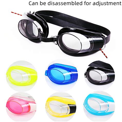 HD transparent swimming goggles adult diving goggles with earplugs nose clip swimming goggles ...