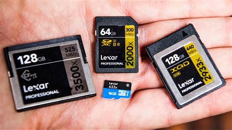 How to Know Which Memory Card Is Best for Your Camera: SD, Micro SD, Compact Flash, XQD, CFast ...