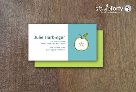 56+ Teachers Business Cards - AI, Ms Word, Publisher | Free & Premium Templates