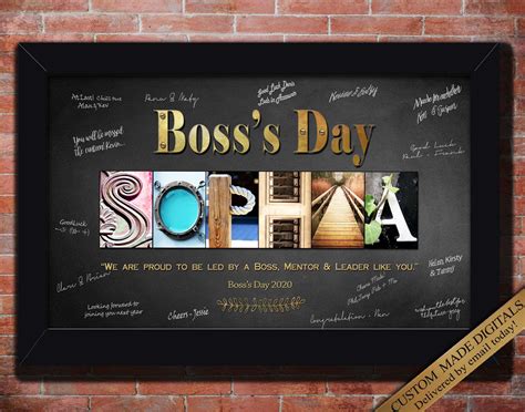 Gift For Boss Day 2021 Boss's Day Gift Ideas Personalized | Etsy