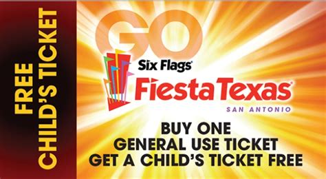 What To Do In San Antonio: Six Flags Fiesta Texas: Free Kids Passes ...