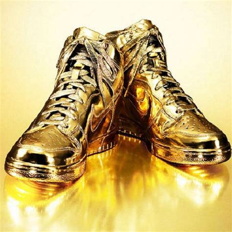 24k Gold Nike | Gold nike shoes, Nike gold, Expensive mens shoes