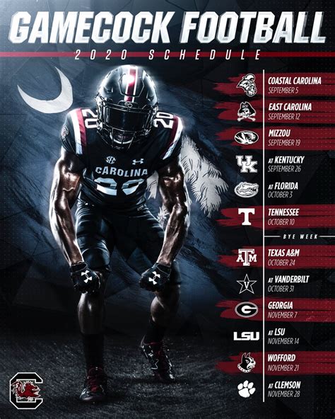 Carolina Gamecock Football Schedule 2022 - Season Schedule 2022