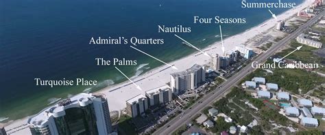 Find an interesting aerial view of all beachfront Orange Beach condos. The links within will ...