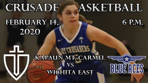 Kapaun Mt. Carmel Basketball vs East 2/14 - YouTube