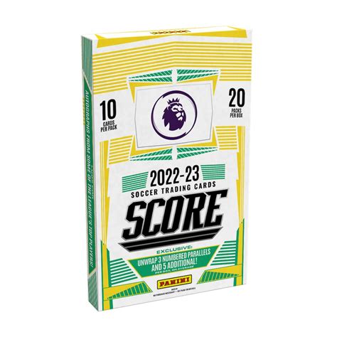 2022-23 Score Premier League Checklist, Set Info, Boxes, Reviews