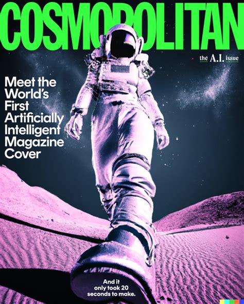 DALL-E 2 Makes Its First-Ever Magazine Cover for Cosmopolitan