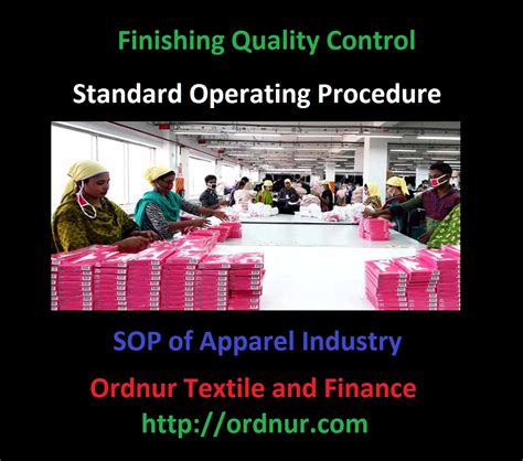 Finishing Quality Control SOP of Apparel Industry - ORDNUR