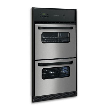 Frigidaire® Gallery 24-in Double Gas Wall Oven (Stainless Steel) at ...