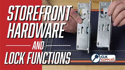 Storefront Door Lock Hardware | Everything You Need to Know ! - YouTube