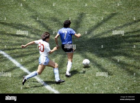 FIFA World Cup - Mexico 1986 22.6.1986, Estadio Azteca, Mexico, D.F. Quarter-final Argentina v ...