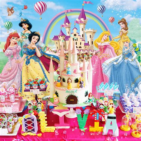 Buy Princess Backdrop | Disney | for Girl | Baby Shower | Birthday ...