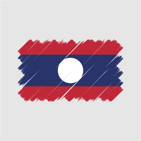 Laos Flag Brush. National Flag 10364806 Vector Art at Vecteezy