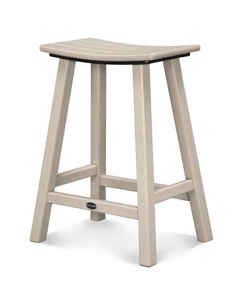 POLYWOOD® Traditional Garden Patio Bar Stool & Reviews | Wayfair