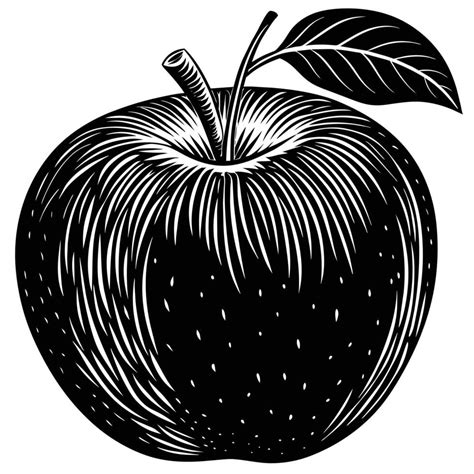 A Apple Silhouette illustration 45659078 Vector Art at Vecteezy