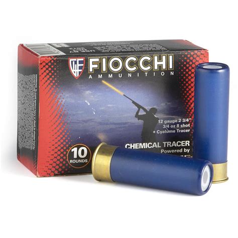 Fiocchi® Tracer Shotgun Shells, 10 Rounds - 214281, 12 Gauge Shells at Sportsman's Guide