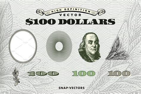 100 Dollar Bill Vector at Vectorified.com | Collection of 100 Dollar Bill Vector free for ...