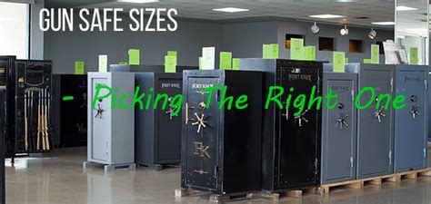 Gun Safe Sizes - Picking The Right Size Gun Safe | The Safe Keeper