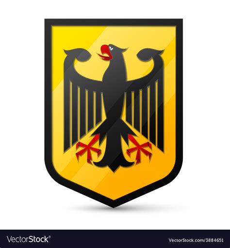 Coat of arms germany Royalty Free Vector Image