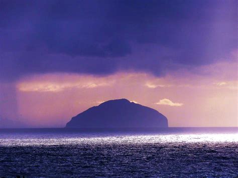 Ailsa Craig is a small island in the Firth of Clyde lying off Ayrshire, Scotland