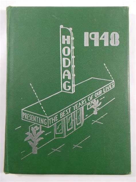 1948 RHINELANDER SENIOR HIGH SCHOOL Wisconsin Original YEARBOOK Annual – Vintage Menu Mania