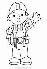 Bob The Builder 3 Coloring Page For Kids  Free the sketch template