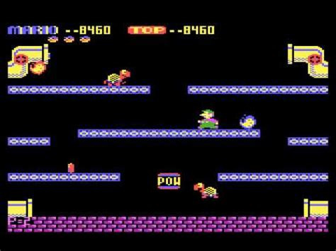 Mario Bros for Atari 800 XE/XL stages 1, 2 and Bonus Game - YouTube