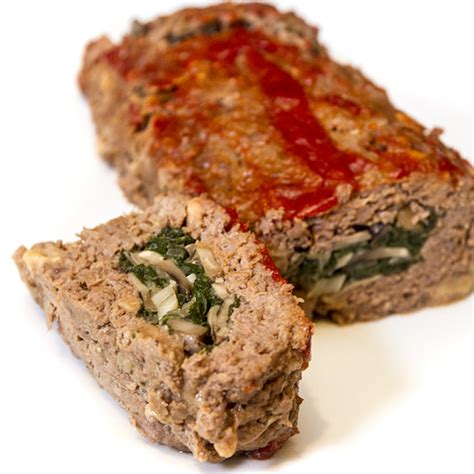 Piedmontese.com | Spinach & Mushroom Stuffed Meatloaf Recipe