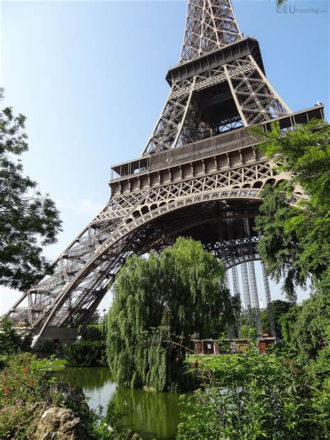 Eiffel Tower Base Close Up