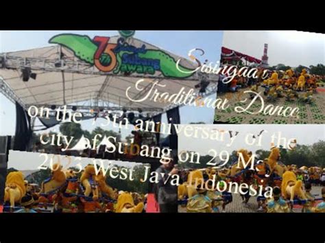 Sisingaan dance, on the 75th anniversary of the city of Subang on 29 May 2023 West Java ...