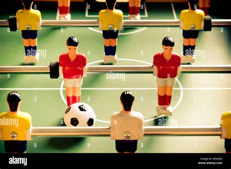 Vintage table football hi-res stock photography and images - Alamy