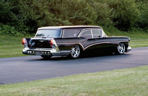 1957, Buick, Riviera, Wagon, Cars, Classic, Black Wallpapers HD ...