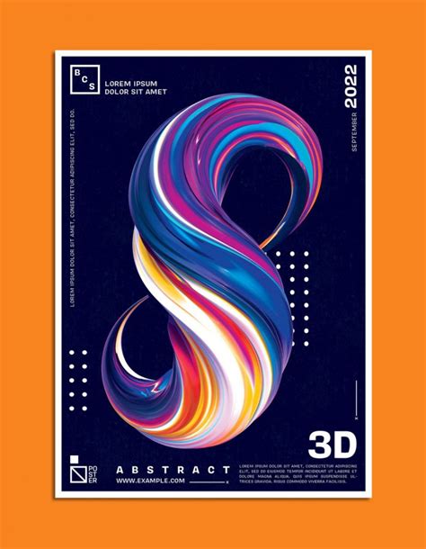 Abstract Poster Templates for Adobe Photoshop | Abstract poster, Poster layout, Shape poster