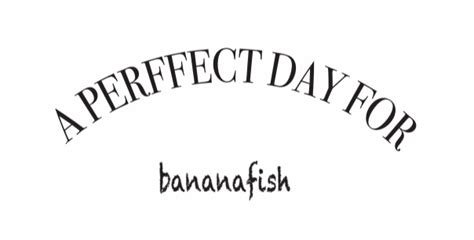 "A Perfect Day for Bananafish" Book Cover on Behance