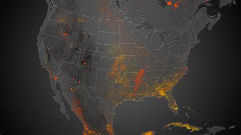 Continent on Fire: Map Shows 6 Months of Wildfires Burning North America | WIRED