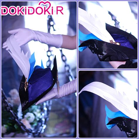 DokiDoki-R Game Genshin Impact Cosplay Clorinde Fontaine Costume ...