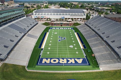 Akron Zips Football Starts the 2022 Season with New AstroTurf and a Branding Refresh - AstroTurf