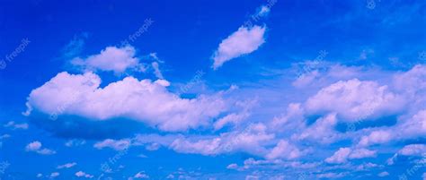 Premium Photo | Blue pastel sky and clouds abstract background