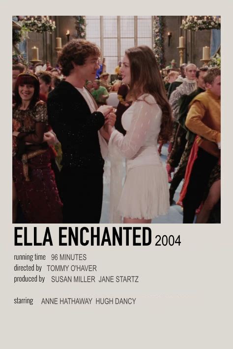 Ella Enchanted Minimalist Poster | Film posters minimalist, Girly ...