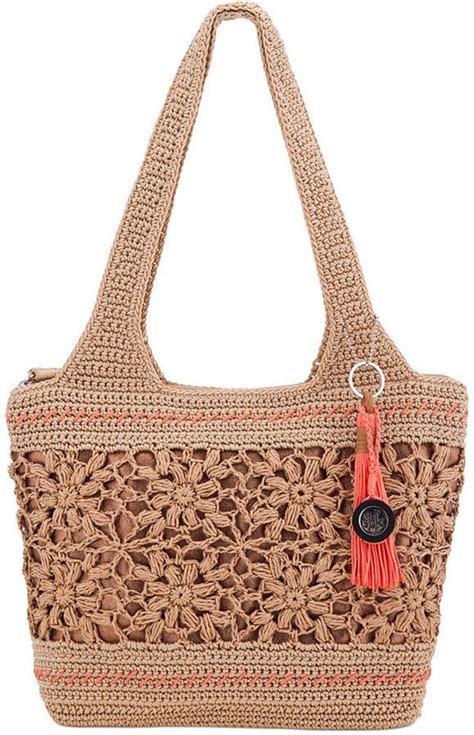 $89, The Sak Casual Classics Large Crochet Tote | Crochet tote, Crochet ...