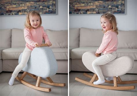 Hyggelig Designs Two New Modern Children’s Rockers, The Mountain And The Banana - Decorizer