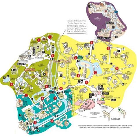 Chester Zoo Map | Chester zoo, Zoo map, Zoo project