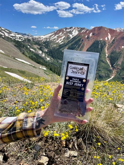 Gunnison Jerky Co. Maple Bourbon Beef Jerky