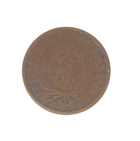 Lot - 1864 U.S. 2 Cent Piece