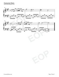 Beautiful in White-Westlife- Free Piano Sheet Music & Piano Chords