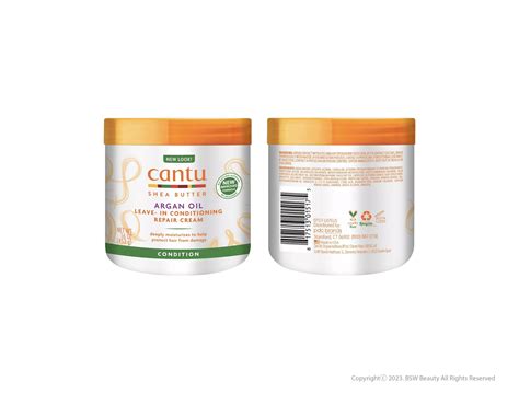 CANTU ARGAN OIL LEAVE IN CONDITIONING REPAIR CREAM 16oz